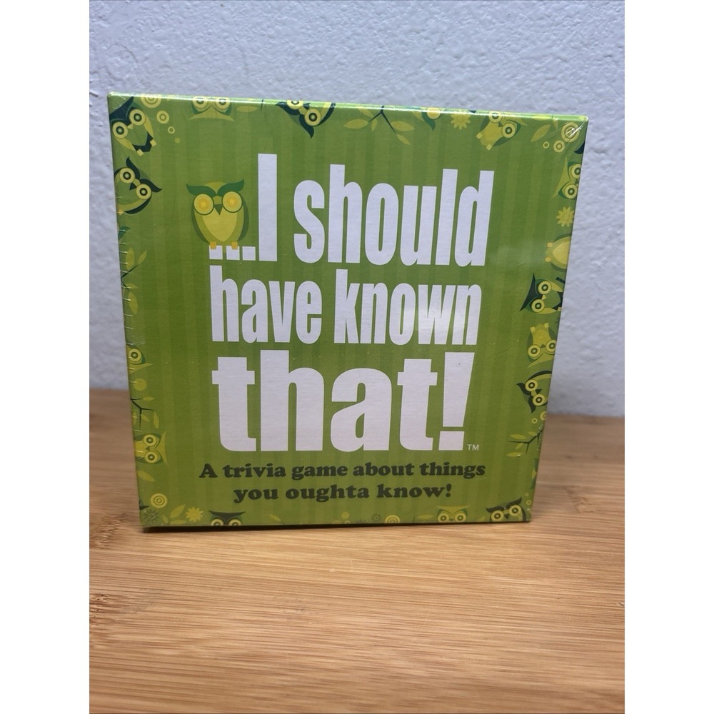I Should Have Known That! Trivia Game Cards Family Fun Hygge Games BRAND NEW